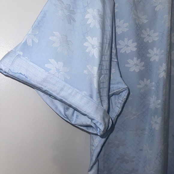 Bugatchi Men Large Classic Fit “Flower” Pattern Shirt - Picture 4 of 9